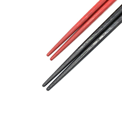 Tsugaru-Nuri Octagonal Lacquered Pair Chopsticks