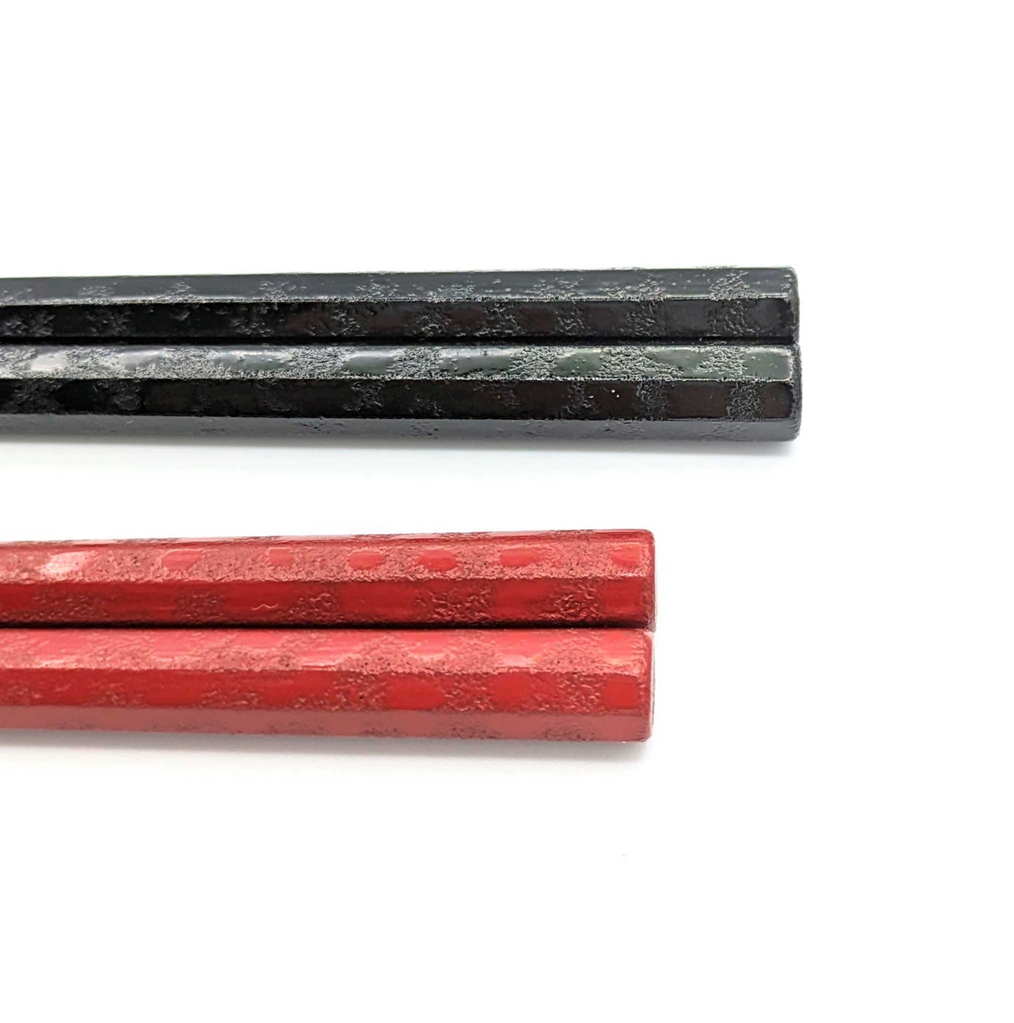 Tsugaru-Nuri Octagonal Lacquered Pair Chopsticks