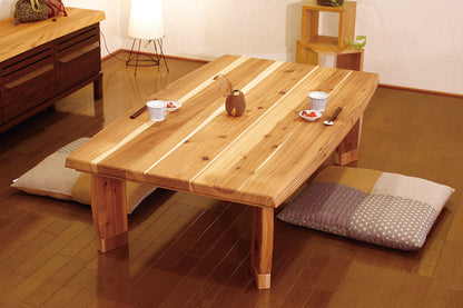 Japanese Solid Cedar Wood Heated Kotatsu - Sugina