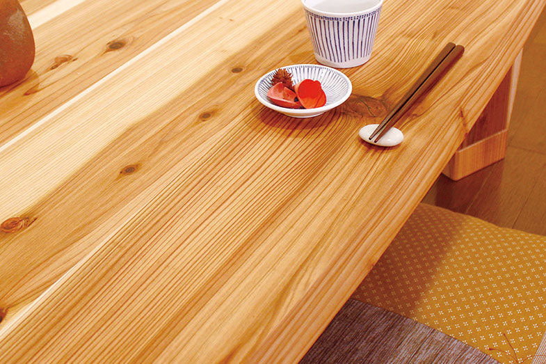 Japanese Solid Cedar Wood Heated Kotatsu - Sugina