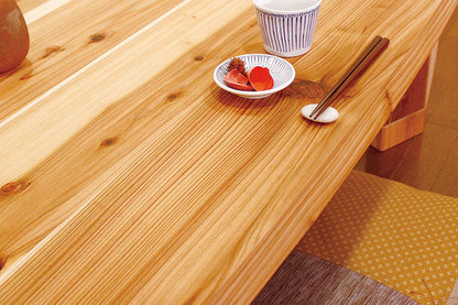 Japanese Solid Cedar Wood Heated Kotatsu - Sugina